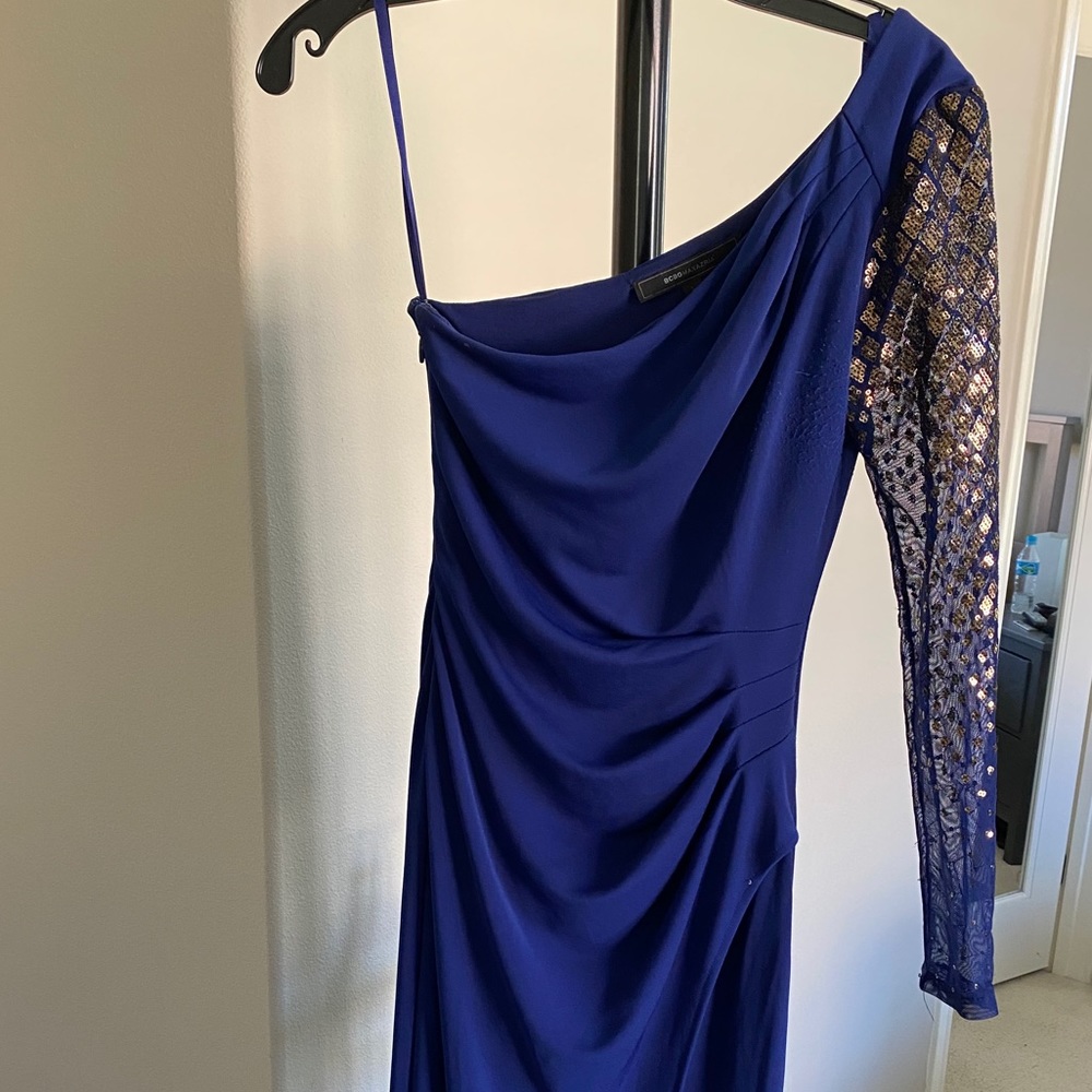 Night dress one shoulder